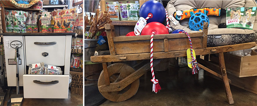 Displays from Prairie Dog Pet Mercantile