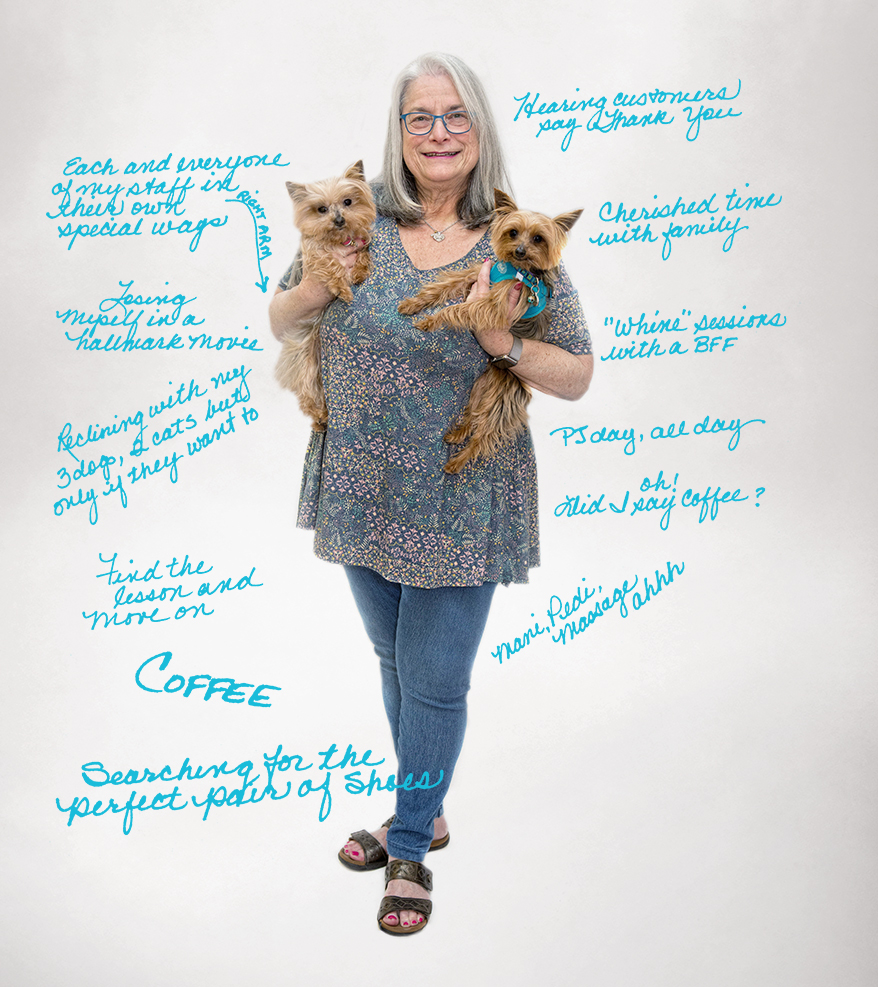 Terry Ellen of Nature’s Pet Market and Sunny Paws Grooming