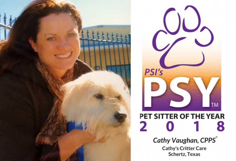 PETS pet sitter of the year cathy vaughan