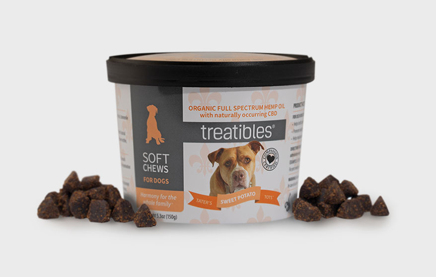 Tater’s Sweet Potato Tots Soft Chews for Dogs from Treatibles