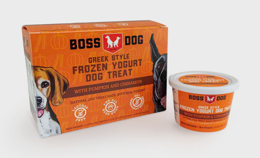 BOSS DOGmfrozen yogurt dog treat