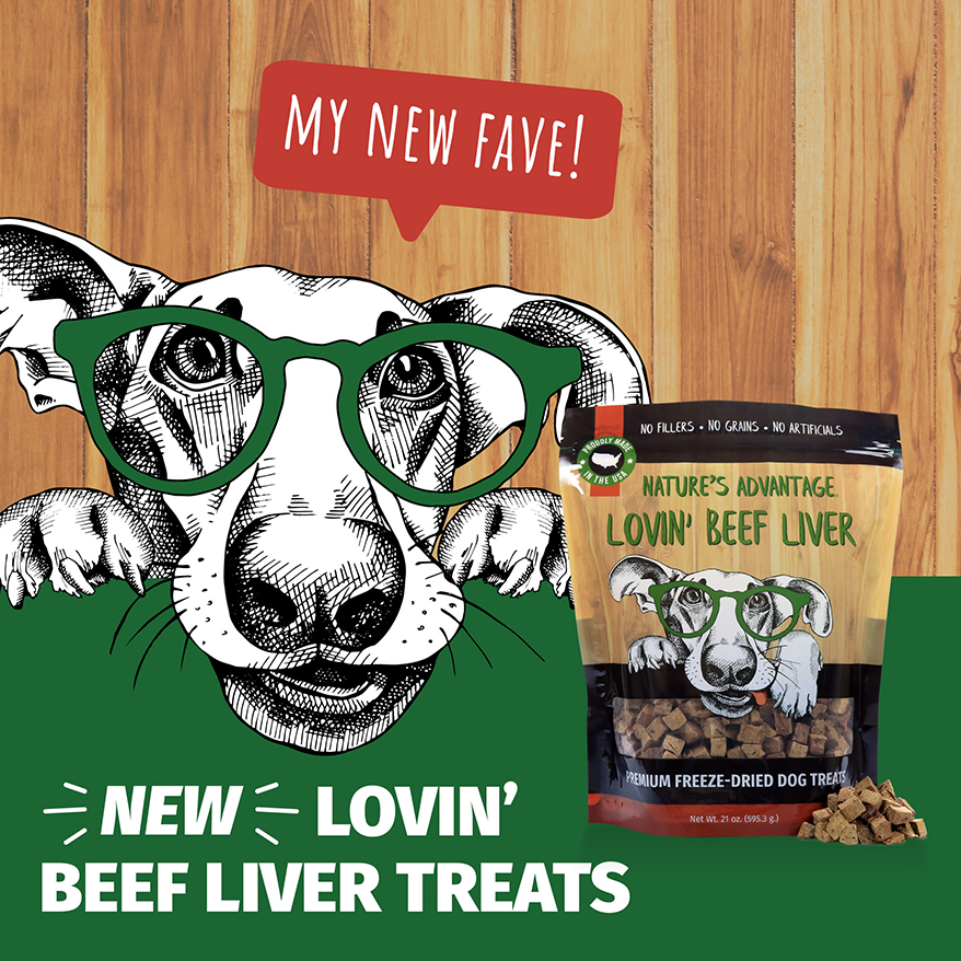 Carnivore Meat Company Nature’s Advantage Lovin’ Beef Liver Dog Treats