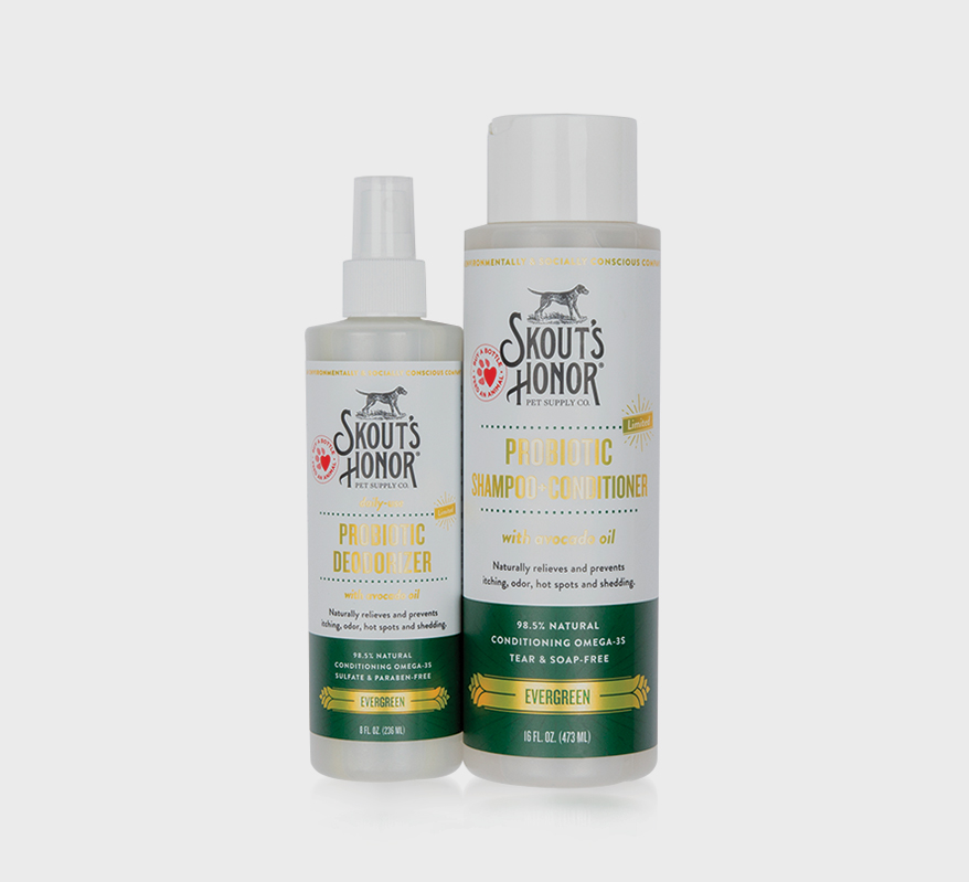 SKOUT’S HONOR Evergreen Probiotic Shampoo + Conditioner