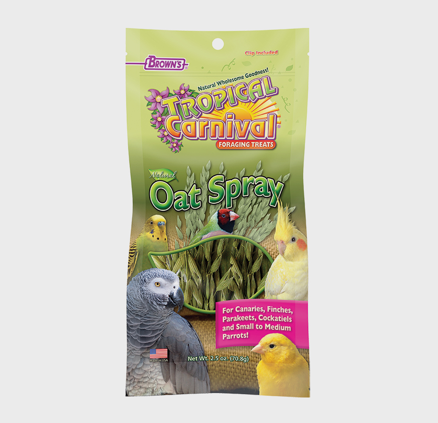 F.M. BROWN Tropical Carnival Natural Oat Sprays Treat
