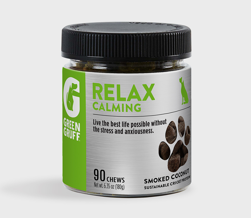 GREEN GRUFF Relax Calming Soft Chew Dog Supplement 