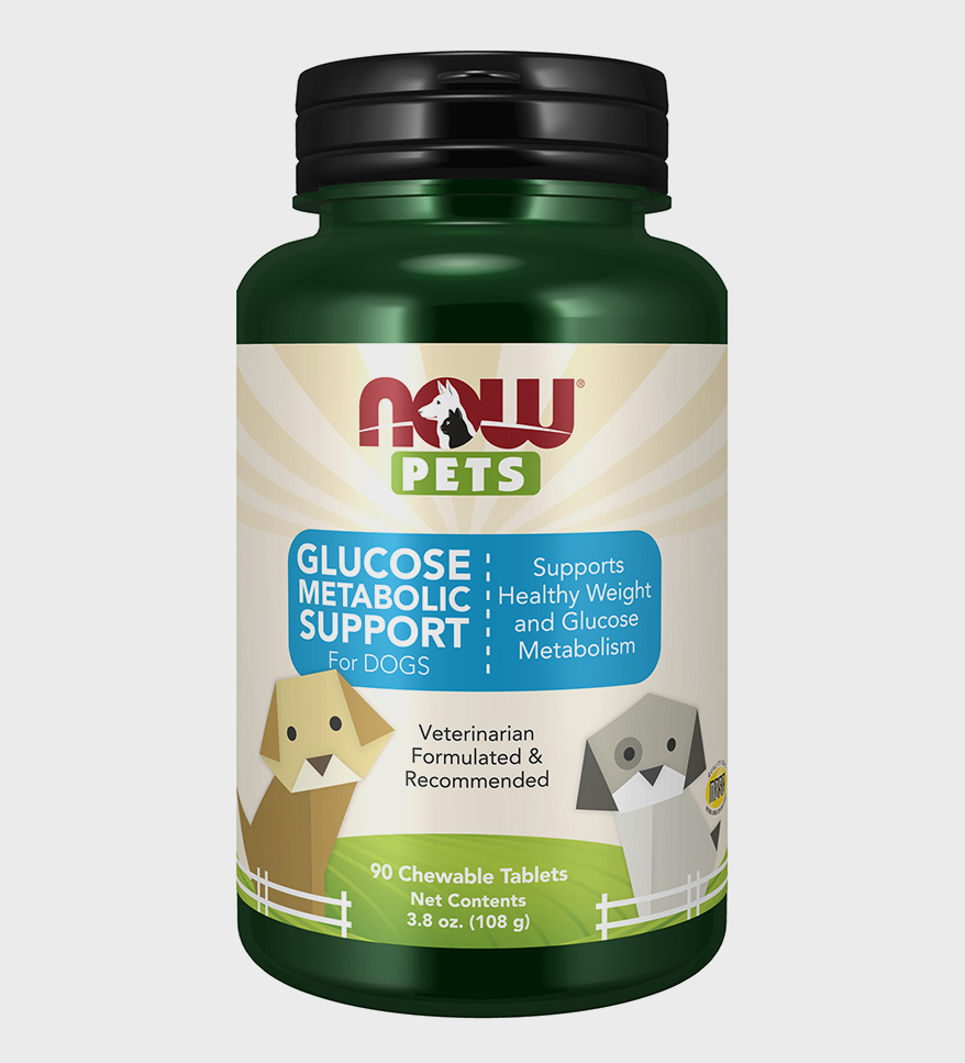 NOW PETS Glucose Metabolic Support For Dogs 