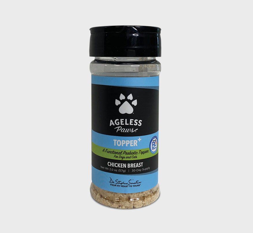 Ageless-Paws---Chicken-Breast-TOPPER+-Probiotic-Functional-Meal-Topper