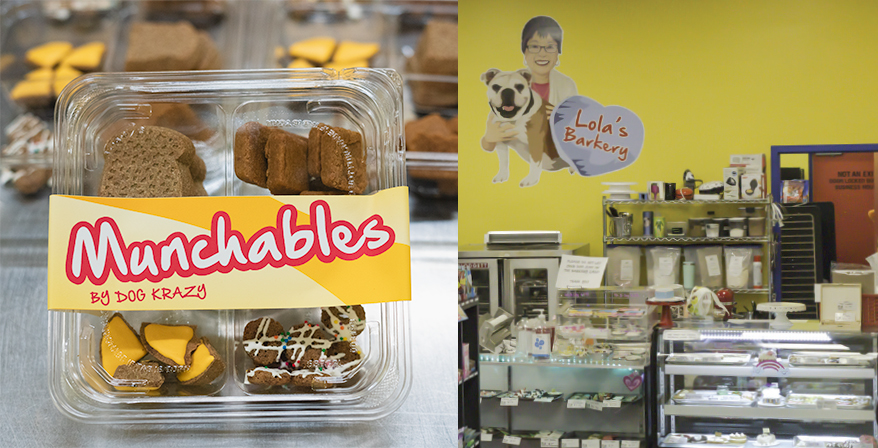 Nancy named her in-store bakeries Lola’s Barkery after her mom and Piglet. Lola was Piglet’s nickname, and it means “grandma” in Tagalong, a nod to her Filapina heritage.