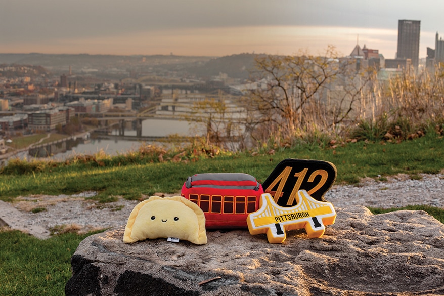 The Toni Unleashed line celebrates Pittsburgh with iconic toy designs.