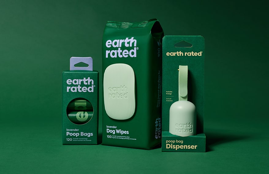 Earth Rated Poop Bag Dispenser with 15 Unscented Bags - Paws on Chicon -  Paws on Chicon