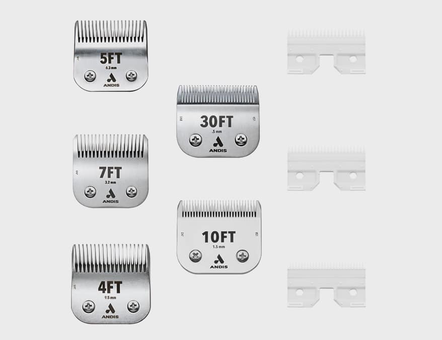 Pet Grooming Clipper Blade Chart Size and Use