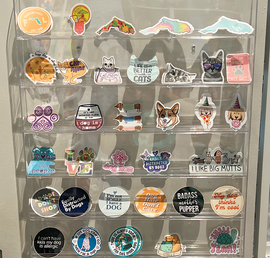 You'll Never Guess How Sticker Display Came Together 