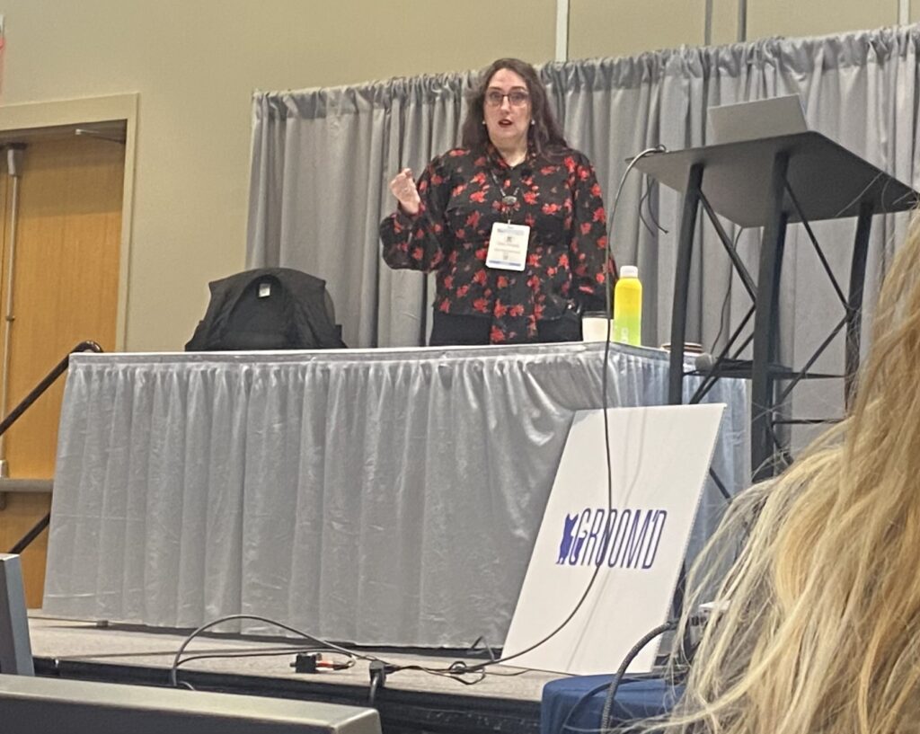 Chris Anthony speaking at GROOM'D 2026.