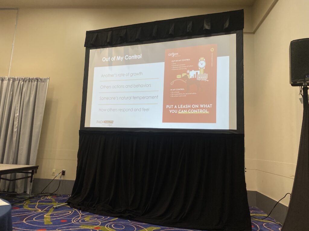 Patricia Pierce's "Packinality in the Workplace: Discover Your Inner Breed and Strengthen Your Team" session at GROOM'D 2026.